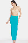 Zivame All Day Seamless Mermaid Saree Shapewear With Removable Drawcord - Turq Blue1 — thumbnail 5